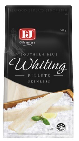 Coles I&j southern blue whiting fillets 500g offer