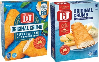 Coles I&j fish fillets 425g offer