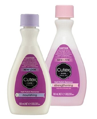 Cutex strengthening or nourishing nail polish remover 100ml