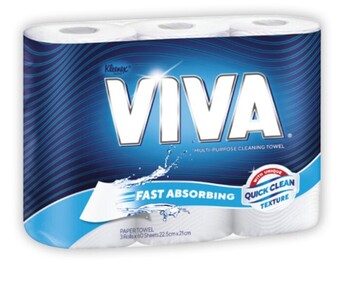 Coles Viva paper towel 3 pack offer