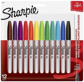 Coles Sharpie fine tip assorted markers 12 pack offer