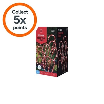 Woolworths Stockholm christmas path solar lights candy snowflake pk 20 offer