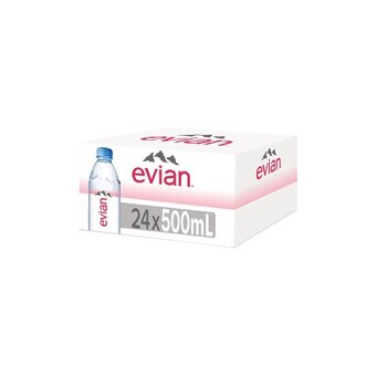 Woolworths Evian natural mineral water bottles 24 x 500ml offer