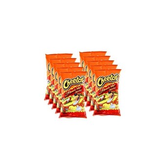 Cheetos flaming hot crunchy 226.8g pk 10