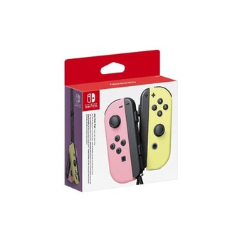 Woolworths Nintendo switch joy-con pastel pink and pastel yellow controller set offer