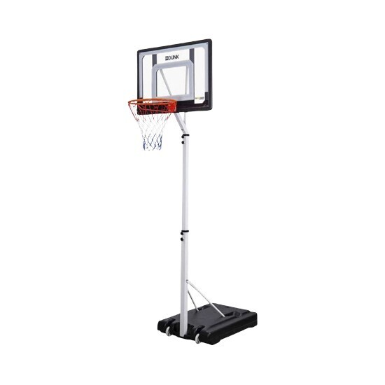 Dr.dunk portable basketball stand system hoop height adjustable net
