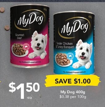 Drakes My Dog 400g offer