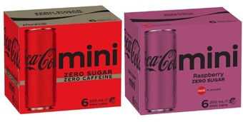 Coles Coca-cola, sprite, fanta or deep spring soft drink 6x250ml offer