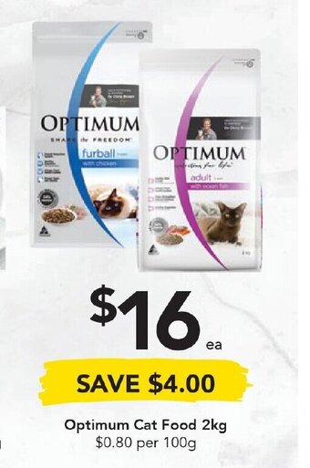 Drakes Optimum Cat Food 2kg offer