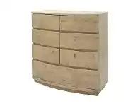 LivingStyles Tropicano Reclaimed Timber 7 Drawer Tallboy offer