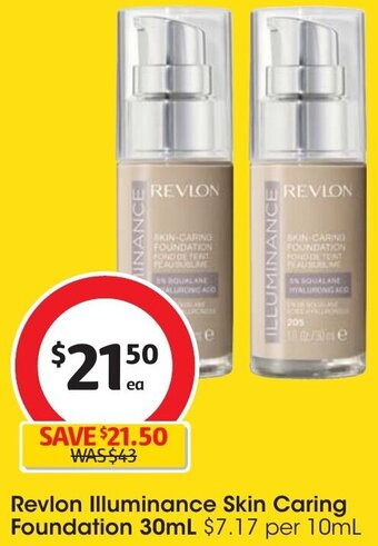 Coles Revlon Illuminance Skin Caring Foundation 30mL offer