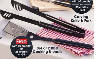 Coles Set of 2 BBQ Cooking Utensils offer