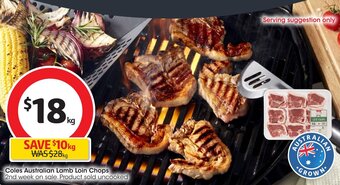 Coles Coles Australian Lamb Loin Chops offer