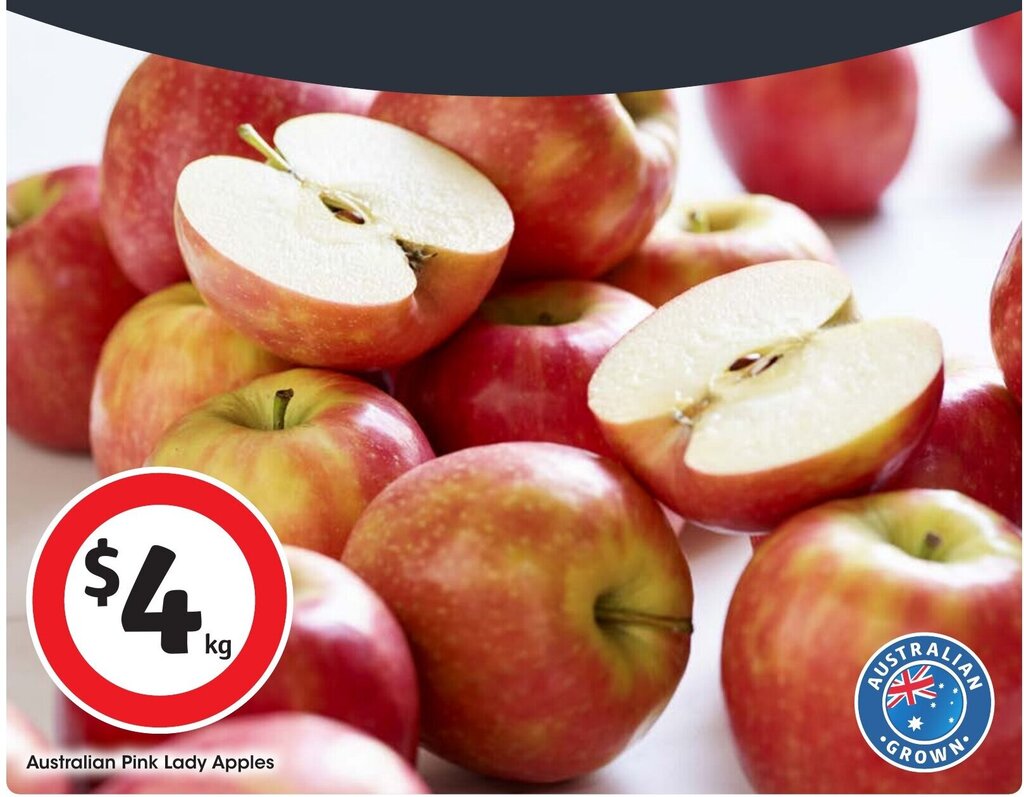 Australian Pink Lady Apples offer at Coles