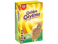 Woolworths Streets Golden Gaytime 400ml Pk 4 offer