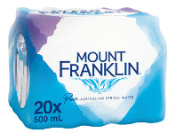 Woolworths Mount Franklin Spring Water 20 x 500ml offer