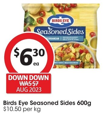 Coles Birds Eye Seasoned Sides 600g offer