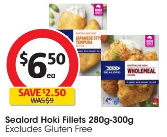 Sealord Hoki Fillets 280g-300g