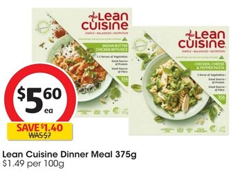 Lean Cuisine Dinner Meal 375g