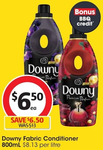 Coles Downy Fabric Conditioner 800mL offer