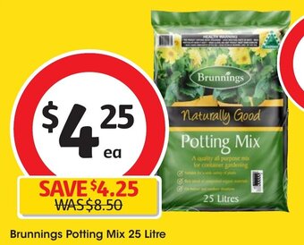 Coles Brunnings Potting Mix 25 Litre offer