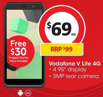 Coles Vodafone V Lite 4G offer