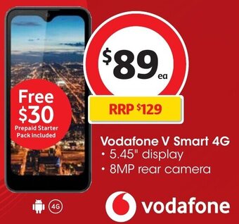 Coles Vodafone V Smart 4G offer