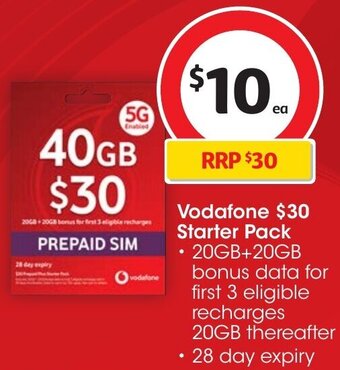 Vodafone Starter Pack