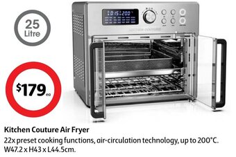 Coles Kitchen Couture Air Fryer offer