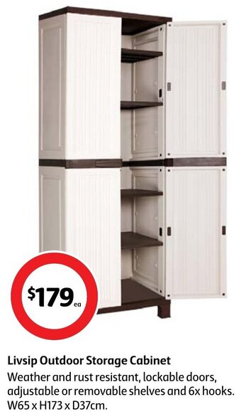 Livsip Outdoor Storage Cabinet