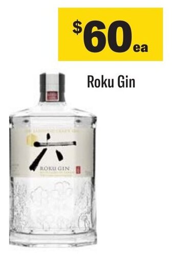 Coles Roku Gin offer