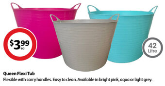 Coles Queen Flexi Tub offer