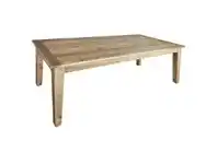 LivingStyles Roanne Oak Timber Dining Table, 150cm, Antique Natural offer