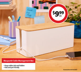 Coles Blaupunkt Cable Management Box offer