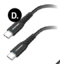 Coles D. 1.8m USB-C to USB-C cable. offer