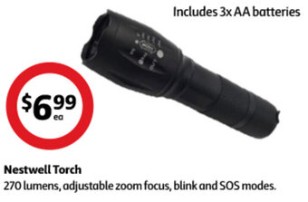 Coles Nestwell Torch offer