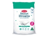 Woolworths Tontine Sweet Dreams Anti-Bacterial Pillow Pk 2 offer