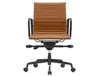 LivingStyles Volt PU Leather Boardroom Chair, Terracotta offer