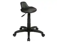LivingStyles State Industrial Stool, Saddle Seat offer