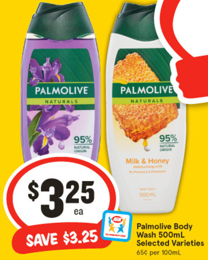 Palmolive Body Wash 500mL Selected Varieties offer at IGA