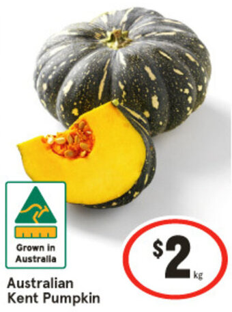 IGA Australian Kent Pumpkin offer