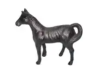 LivingStyles Cast Iron Standing Horse Statue-I offer