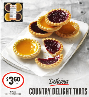IGA Delicious Country Delight Tarts offer