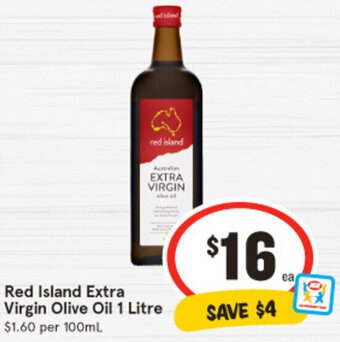 IGA Red Island Extra Virgin Olive Oil 1 Litre offer