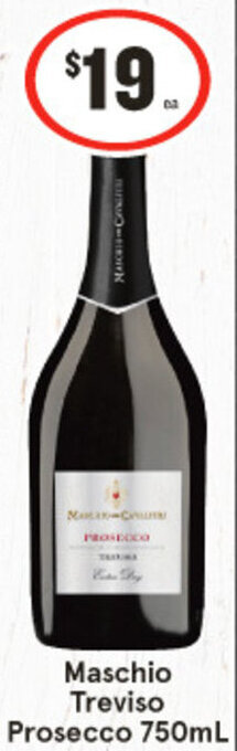 IGA Maschio Treviso Prosecco 750mL offer