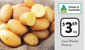 Foodworks Loose Washed Potatoes offer