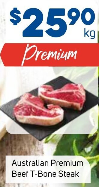 Foodland Australian Premium Beef T-Bone Steak offer