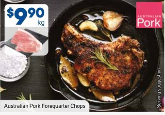 Foodland Australian Pork Forequarter Chops offer