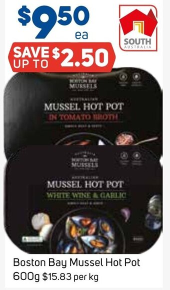Foodland Boston Bay Mussel Hot Pot 600g offer