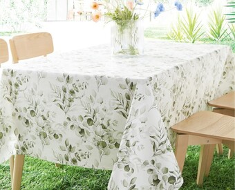Spotlight Koo flannel back tablecloths offer